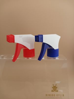 Spruzzatore di trigger cosmetico 28mm 28/400 28/410 a nervatura blu bianco pompa a mano portatile di plastica pulizia pesante