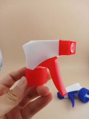 Spruzzatore di trigger cosmetico 28mm 28/400 28/410 a nervatura blu bianco pompa a mano portatile di plastica pulizia pesante