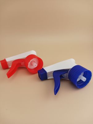 Spruzzatore di trigger cosmetico 28mm 28/400 28/410 a nervatura blu bianco pompa a mano portatile di plastica pulizia pesante