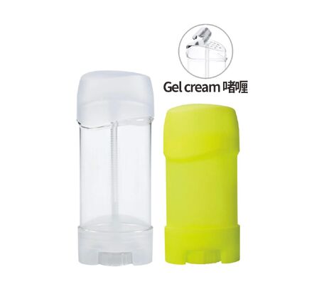 Deodorante in stick facile da trasportare per donna, tubo deodorante twist-up da 15 ml in plastica per uso alimentare