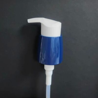 24/410 Pompa di crema di lozione di plastica Bianco Nero con copertura in PP