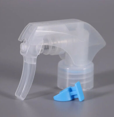 Mini spruzzatore a grilletto a molla esterna in PP di alta qualità 24/28/410 profumo di deodorante per ambienti in plastica trasparente nero blu per prodotti chimici per animali domestici