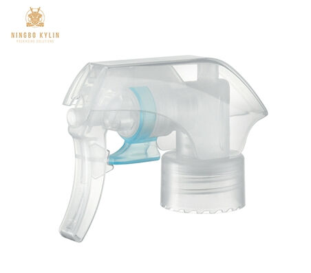 Mini spruzzatore a grilletto a molla esterna in PP di alta qualità 24/28/410 profumo di deodorante per ambienti in plastica trasparente nero blu per prodotti chimici per animali domestici