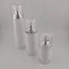 Flacone con pompa airless acrilico di lusso ricaricabile da 30 ml intorno allo spray cosmetico in plastica per lozione di siero
