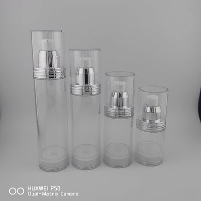 Flacone con pompa airless per erogazione di cosmetici da 30 ml 50 ml come contenitore per l'erogazione di liquidi da viaggio per crema per lozione