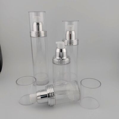 Flacone con pompa airless per erogazione di cosmetici da 30 ml 50 ml come contenitore per l'erogazione di liquidi da viaggio per crema per lozione