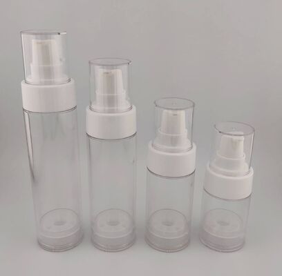 Bottiglia airless vuota portatile con pompa per lozione rosa per cosmetici