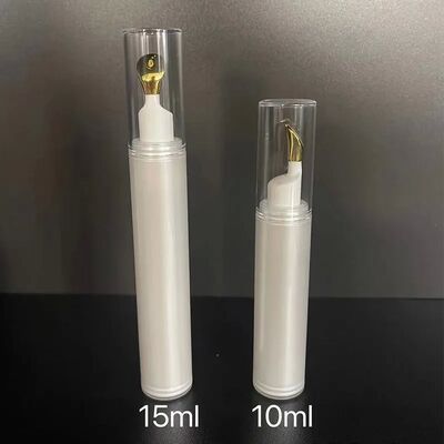 10 ml 15 ml Mini Pompa senza aria Bottiglia PP Plastic Eye Serum Crema senza aria Bottiglia