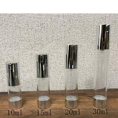 5ml 10ml 15ml 20ml Bottiglia senza aria Crema Bottiglia di plastica vuota Crema senza aria