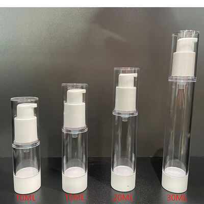 10 ml 15 ml 20 ml 30 ml Bottiglia a doppia parete senza aria per la cura della pelle