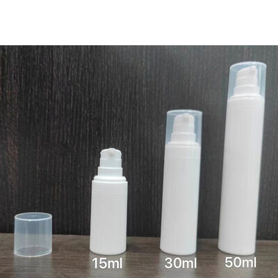 Lozione di plastica vuota senza aria, pompa del siero per il viso per la cura della pelle, confezionamento senza aria 50 ml