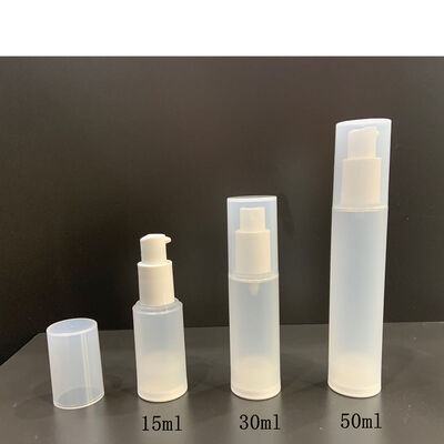 Bottone pompa senza aria Custom vuoto cosmetico di plastica Nuovo design