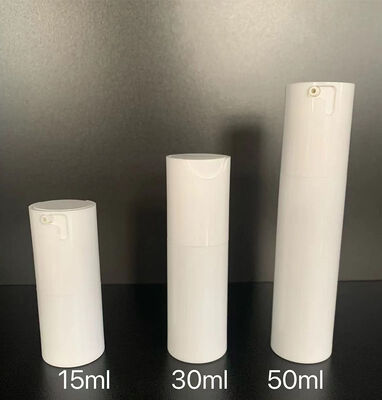Bottone pompa senza aria Custom vuoto cosmetico di plastica Nuovo design