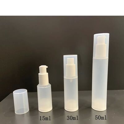 Bottone pompa senza aria Custom vuoto cosmetico di plastica Nuovo design