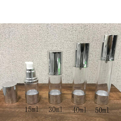15 ml 30 ml 40 ml 50 ml Bottiglia cosmetica senza aria Crema per il corpo Bottiglia pompa senza aria