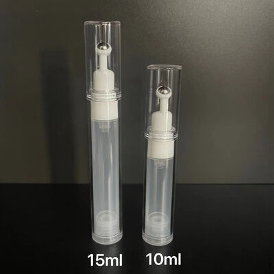 Eco-friendly 15ml 30ml 45ml 50ml trasparente vuoto PP Plastic Cosmetic Packaging Container Lozione siero Pompa senza aria