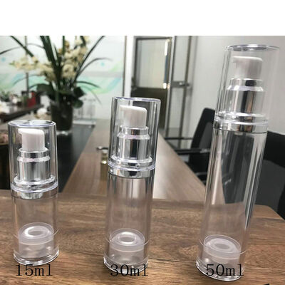 5ml 10ml 15ml Bianco Rosa Blu Nero Pompa di lozione senza aria Bottiglia PP senza aria Cosmetici Viaggi di lusso Bottiglia senza aria