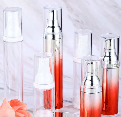 Bottiglie di pompa senza aria da 15 ml e 30 ml vuote per lozioni per la cura della pelle con pompa spray