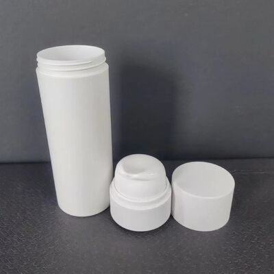 Biodegradabile Bottiglie di pompa senza aria di tutto il plastica Bottiglia di lozione vuota riciclabile Bottiglia cosmetica di mono materiale di plastica