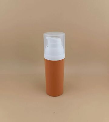 Nuovo design bottiglia di plastica senza aria e comodità di viaggio con copertura trasparente