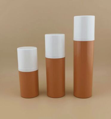 Nuovo design bottiglia di plastica senza aria e comodità di viaggio con copertina bianca 1A