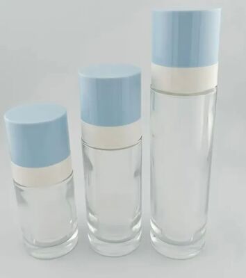 Dispensatore di siero in bottiglia con pompa di lozione senza aria in vetro 15 ml 30 ml 50 ml