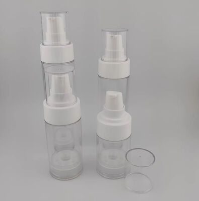 Bottine di pompe di lozione a vuoto senza aria per la distribuzione di spray cosmetici per la cura della pelle