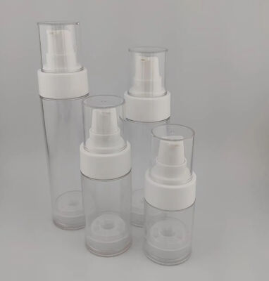 Bottine di pompe di lozione a vuoto senza aria per la distribuzione di spray cosmetici per la cura della pelle