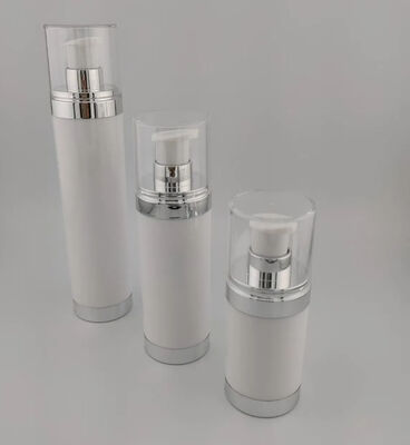 Bottine di pompe di lozione a vuoto senza aria per la distribuzione di spray cosmetici per la cura della pelle