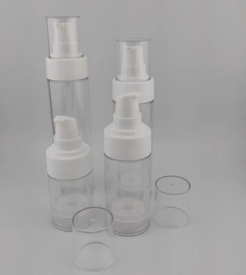 Bottine di pompe di lozione a vuoto senza aria per la distribuzione di spray cosmetici per la cura della pelle