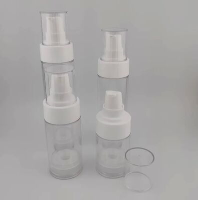 Bottine di pompe di lozione a vuoto senza aria per la distribuzione di spray cosmetici per la cura della pelle