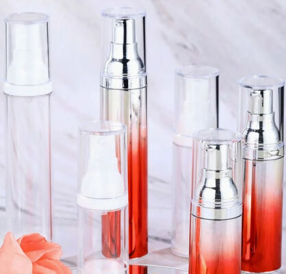 Bottiglie di pompa senza aria vuote per lozioni per la cura della pelle con pompa spray