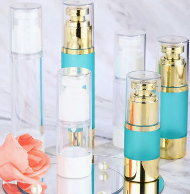 Bottiglie di pompa senza aria vuote per lozioni per la cura della pelle con pompa spray