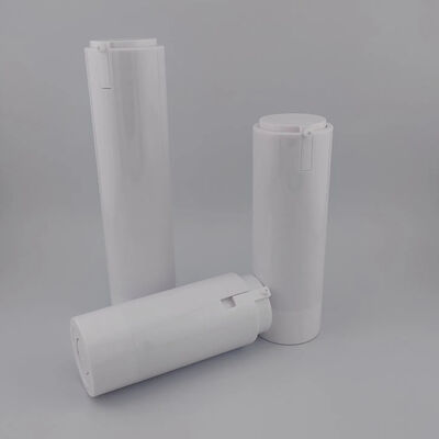Flacone con pompa Airless portatile bianco e comodo da viaggio per la cura del viso