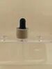 Pulsante della pompa con contagocce in vetro in alluminio da 18 mm 20 mm con pipetta in vetro per bottiglia