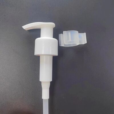 Tutto in plastica senza metallo pompa di lozione per la pulizia del viso a molla con clip lock