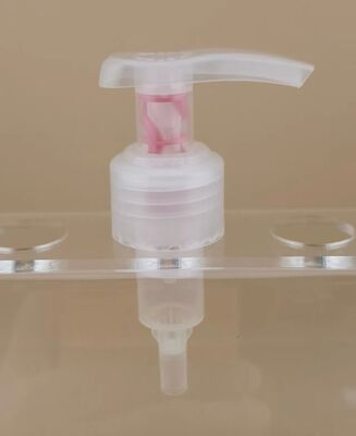 Pompa per lozione trasparente sinistra-destra per crema
