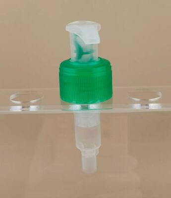 Pompa per lozione sinistra-destra dal nuovo design trasparente e verde per shampoo