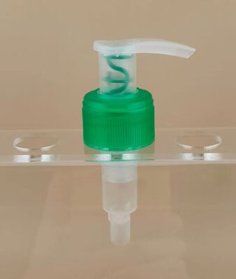 Pompa per lozione sinistra-destra dal nuovo design trasparente e verde per shampoo