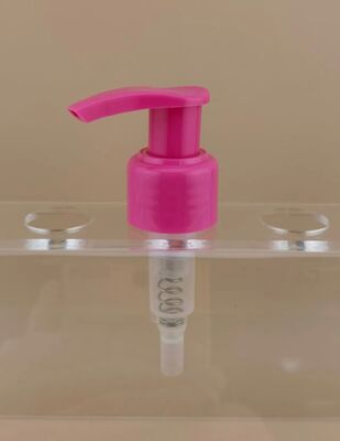 Nuovo design pompa di lozione rosa a serratura sinistra-destra per cosmetici