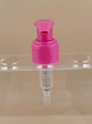 Nuovo design pompa di lozione rosa a serratura sinistra-destra per cosmetici