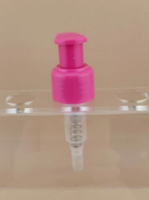 Nuovo design pompa di lozione rosa a serratura sinistra-destra per cosmetici