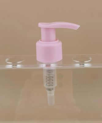 Pompa di lozione rosa a serratura sinistra-destra per cosmetici femminili