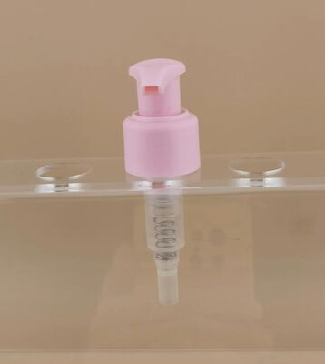 Pompa di lozione rosa a serratura sinistra-destra per cosmetici femminili