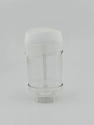 Confezione con tubo twist, contenitore per deodorante ricaricabile rotondo in gel vuoto da 50 ml