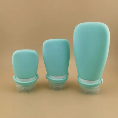 Contenitore di riempimento Bottiglie da viaggio in silicone Set antiperdite Bottiglie di servizi igienici da viaggio in silicone