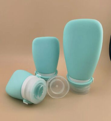 Contenitore di riempimento Bottiglie da viaggio in silicone Set antiperdite Bottiglie di servizi igienici da viaggio in silicone