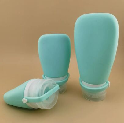 Contenitore di riempimento Bottiglie da viaggio in silicone Set antiperdite Bottiglie di servizi igienici da viaggio in silicone