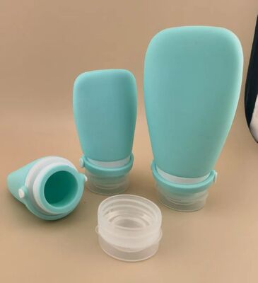 Contenitore di riempimento Bottiglie da viaggio in silicone Set antiperdite Bottiglie di servizi igienici da viaggio in silicone