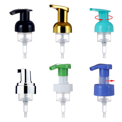 Pompa di schiuma per scaricatori di sapone in plastica in PP da 28 mm per bottiglie di schiuma K502